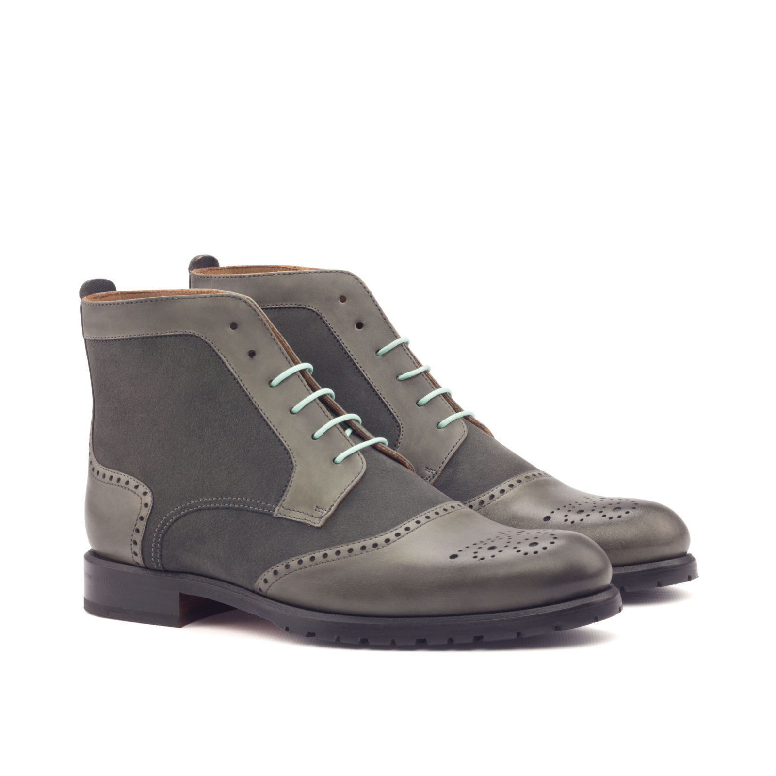 Lace Up Brogue Boot