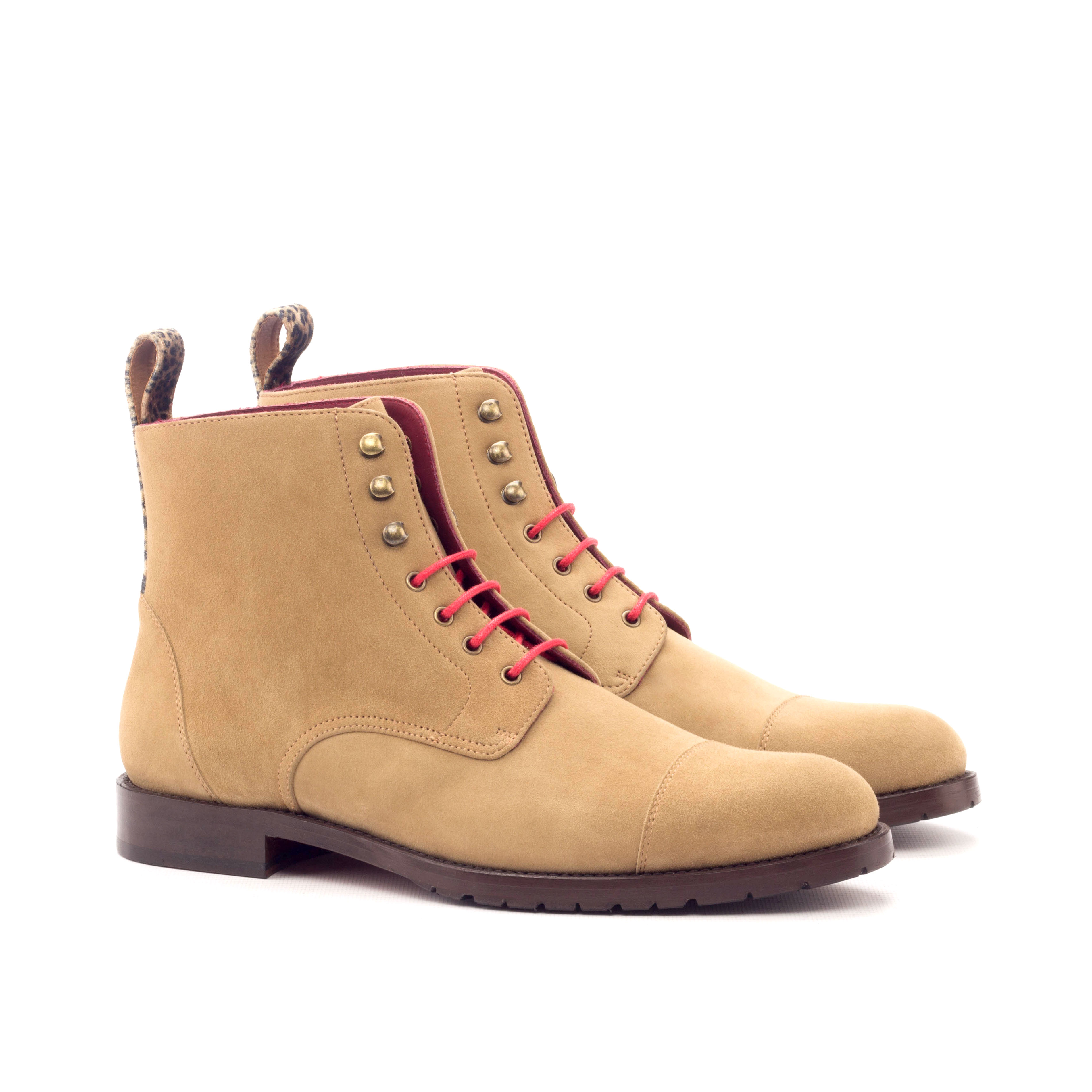 Lace Up Captoe Boot