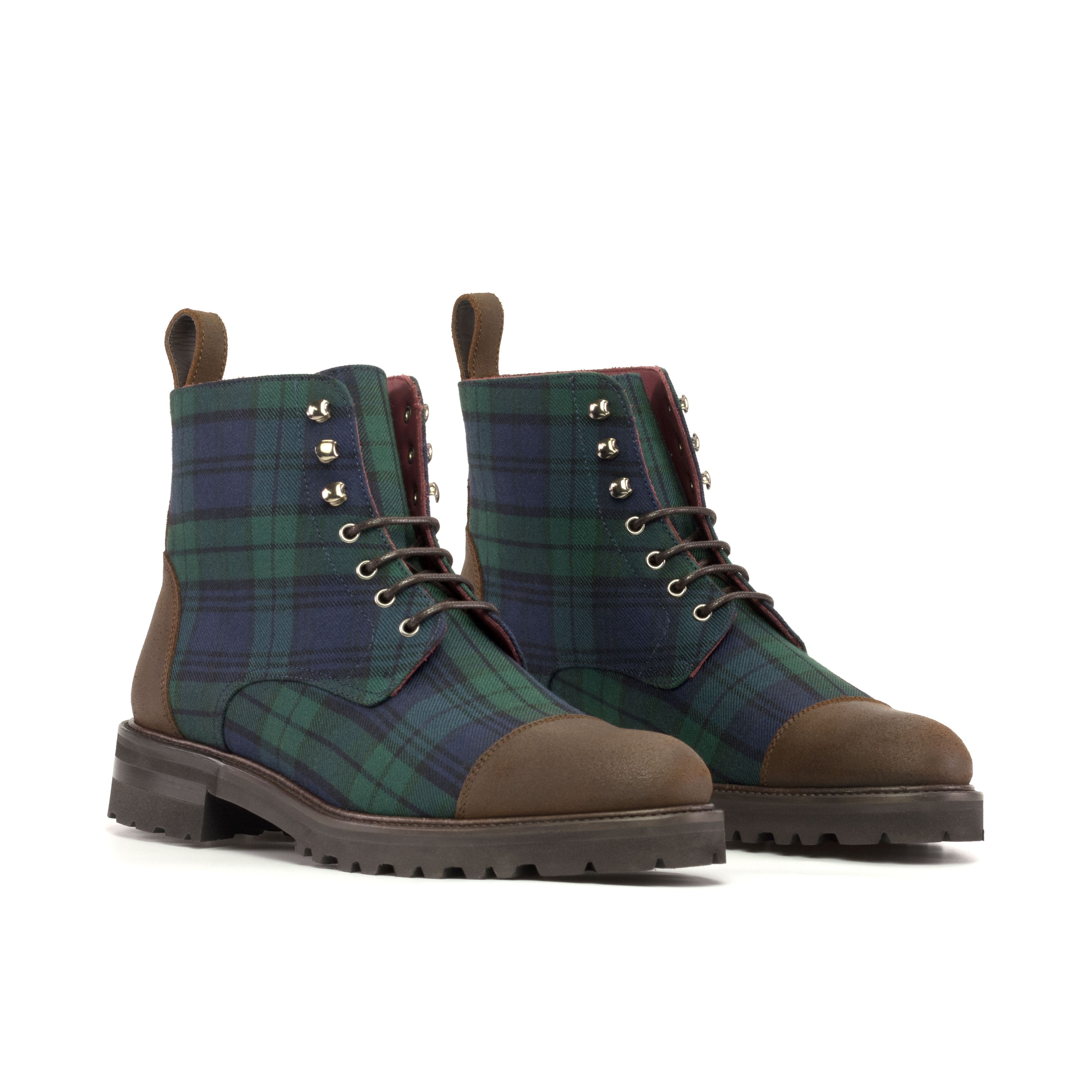 Lace Up Captoe Boot