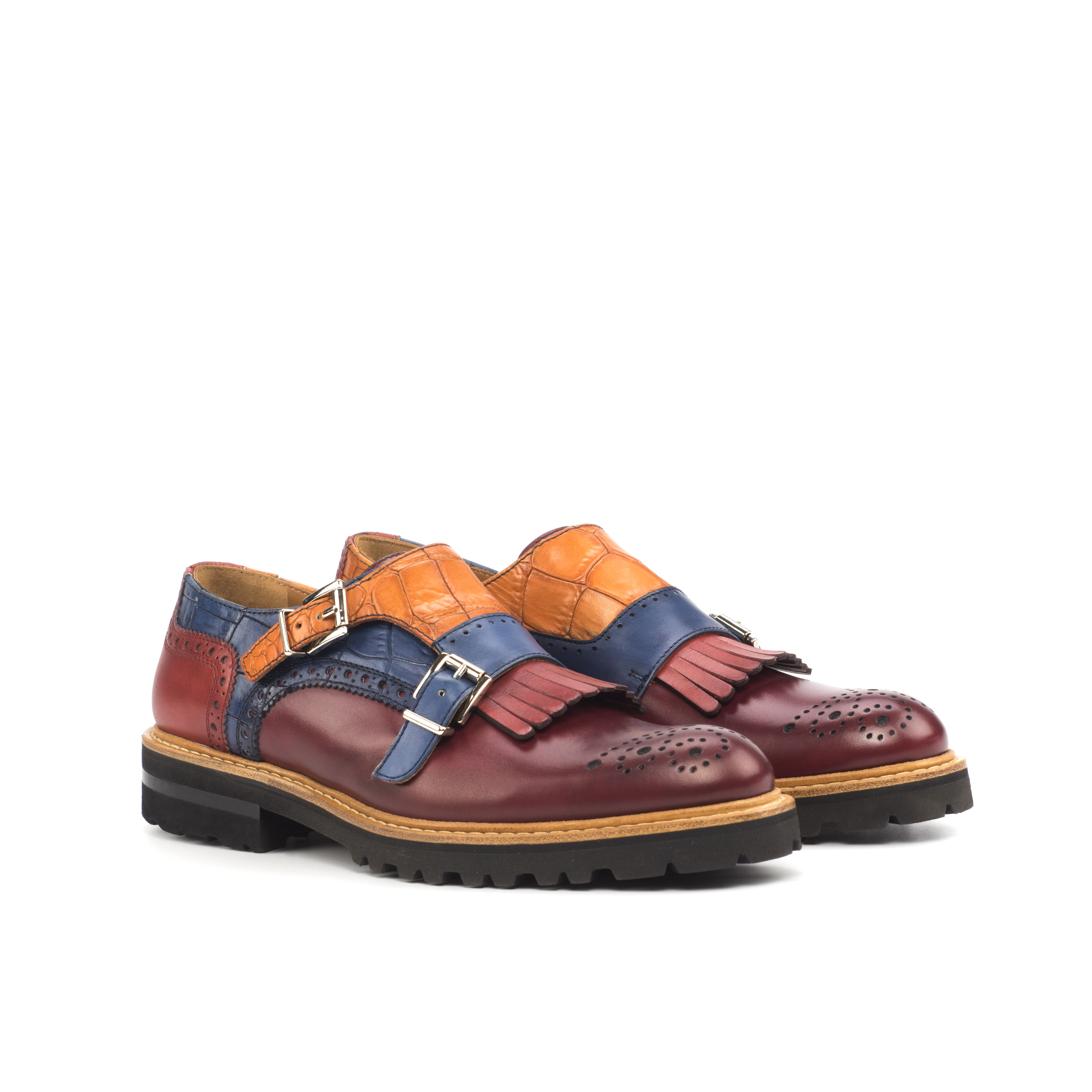 Kiltie Monk Strap